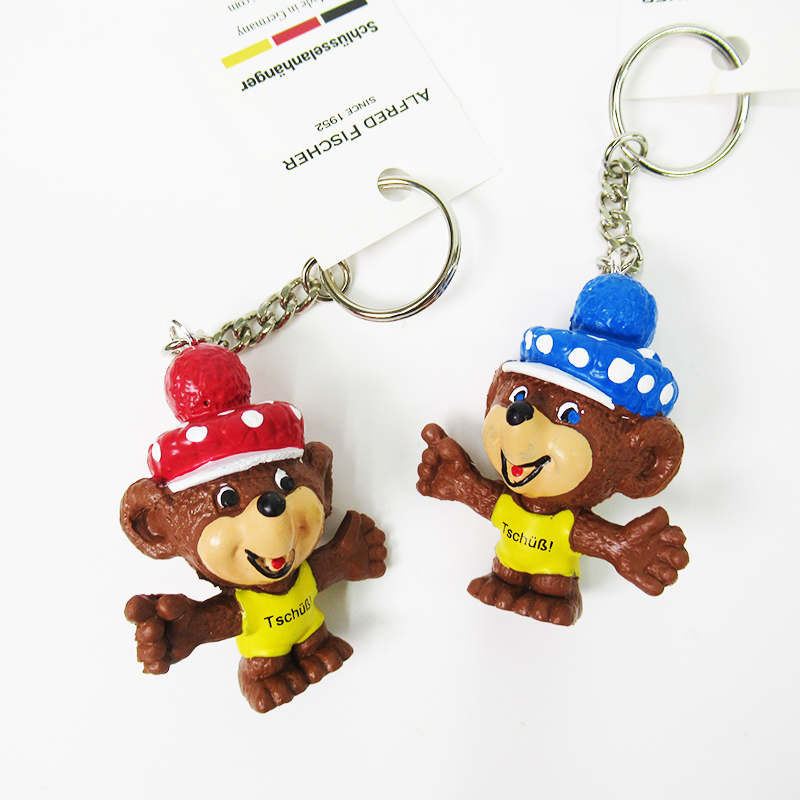 ドイツ ALFI社 キーチェーン/クマ帽子 アソート